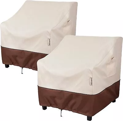 Patio Chair Covers Outdoor Furniture Covers Waterproof Fits Up To 32  W X 37  D • $74.06