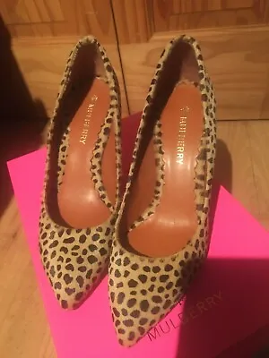 Mulberry Animal Print Shoes Giraffe Caramel Spot • £59.99