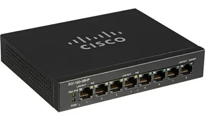 Cisco SG110D-08HP 8-Port Gigabit PoE Unmanaged Switch SG110D-08HP-JP • $87