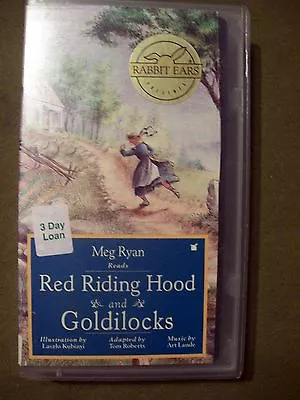 Rabbit Ears: Meg Ryan Reads Red Riding Hood & Goldilocks (1990 VHS)  • $0.99