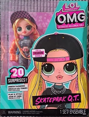 L.O.L. Surprise! O.M.G. Skatepark Q.T. Series 5 Fashion Doll W/20 Surprise • £24.99