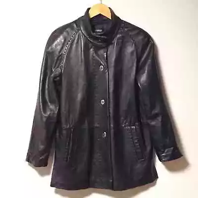 Company Ellen Tracy Leather Jacket Sz S • $28