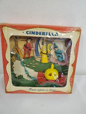 1951 EMENEE ONCE UPON A TIME...CINDERELLA SET COMPLETE IN BOX Storybook Toys • $49.95