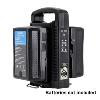 BP-2CH Dual Quick Battery Charger & AC Adapter For 14.4V/ 14.8V V-mount Battery • £119.50