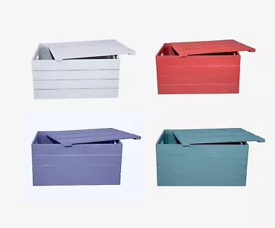 £23.99 • Buy Wooden Crate With Detachable Lid Storage Box Gift Hamper Retail Shelve Box