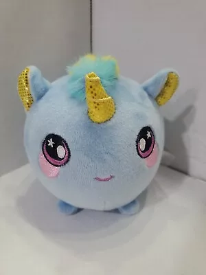 Squeezamals 3.5 Inch Beatrice Rainbow Unicorn Soft Stuffed Animal Plush Toy Ball • $3.99