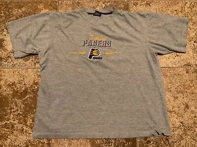 Vintage Nba Indiana Pacers Pro Edge T-shirt ( Mens Xl ) Embroidered Preowned • $15.29