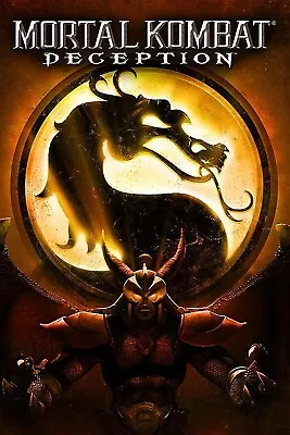 Mortal Kombat Deception - Cover Art Gaming Poster Dragon 11x16 Scorpion Sub Zero • $14.99