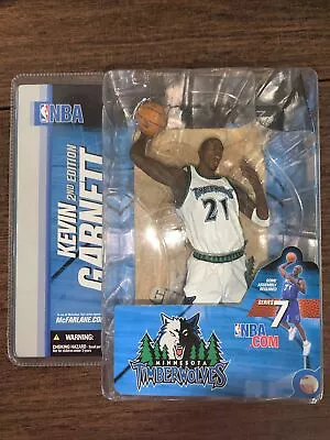 McFarlane NBA Kevin Garnett Series 7” Figure T-Wolves White Jersey Chase/Variant • $24.99