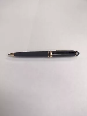 Vintage Small 4 Inch Montblanc Meisterstuck Pen Black/Gold Trim Monogram  • $19.50