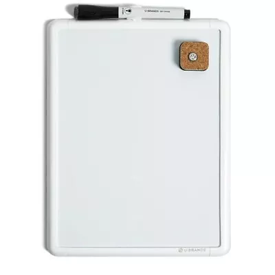 U Brands 8.5  X 11  Contempo Magnetic Dry Erase Whiteboard White Frame • $10.64