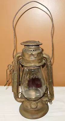 Vintage Dietz Junior Carriage Buggy Kerosene Lantern Red Eye With Reflector • $84.70