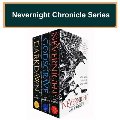 Jay Kristoff Nevernight Chronicle Series 3 Books Collection Set DarkdawnGodsgra • $36.98