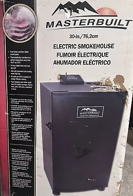 Masterbuilt 30  Digital Electric Smokehouse Black Push Start Auto Shut Off 24 Hr • $200