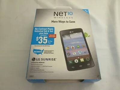 Net 10 Wireless Brand New Sealed In Box  Lg Sunrise Prepaid Smartphone • $44.99