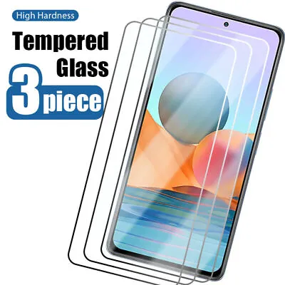 For Xiaomi Redmi Note 11 10 9S 9 9T 8 8T 7 Pro Tempered Glass Screen Protector • $5.32