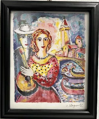 Zamy Steynovitz Beauty And Beau 1999 Seriolithograph In Color Signed With COA • $199