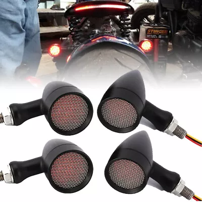 Motorcycle LED Bullet Brake Turn Signal For Yamaha V Star 650 XVS650A Classic • $38.99