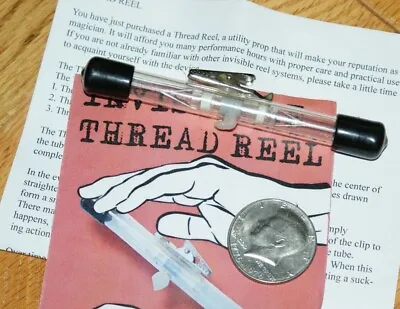 $9.99 • Buy Invisible Thread Reel (Reg) -- Must-have Close-up Magic Utility Device      TMGS