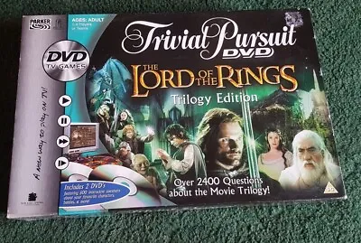 Lord Of The Rings Trilogy Edition Trivial Pursuit Dvd Board Game. New • £19.99