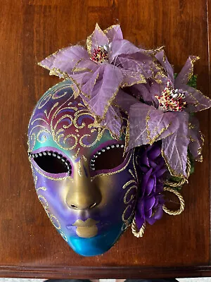 REAL Italian Venetian Masquerade Mask For Women Or Decor • $20