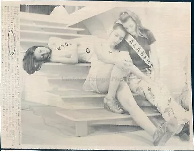 1972 Photo Miss USA Tamara Fulley WY Beach Puerto Rico Beauty Pageant Barnhill • $24.99