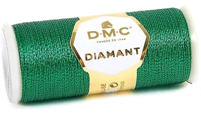 DMC Diamant Metallic Embroidery Thread 35m Spool D699 • £3.50
