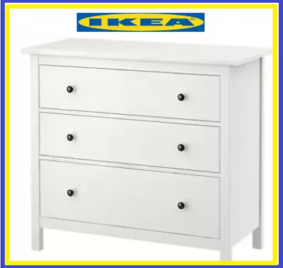 IKEA  Hemnes 3 Drawer Runners Set For 1 Drawer #156500 8 Screws #100349 • £10