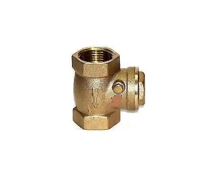 Bronze 3/4  Swing Threaded Check Valve T X T NPT 125 WSP FAST SHIP! C43 • $10.24