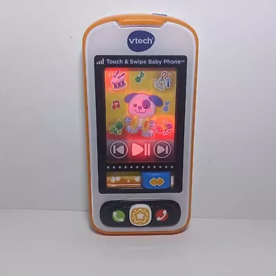 VTech Touch And Swipe Baby Phone Yellow • $5.99