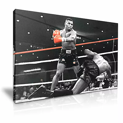 Mike Tyson Greatest Hit Knock Out Modern Art Canvas Print~ 5 Sizes  • £12.99