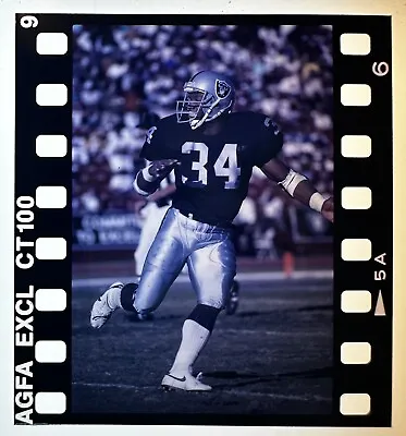 BO JACKSON 🔥 1 And Only Original Slide RAIDERS 80’s Nfl Own A Pc Of History • $300