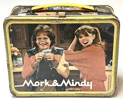 Vintage Mork And Mindy 1979 Lunchbox Only King-Seeley Thermos Co Paramount • $20
