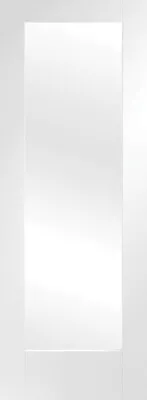 Pattern 10 Internal White Primed Door With Clear Glass Product Code GWPP10C • £69.99