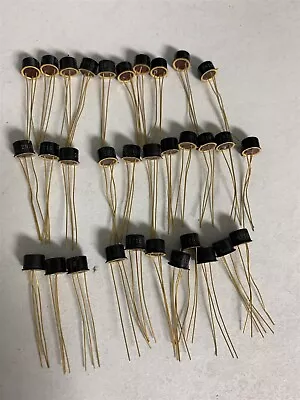 NOS 32 PCS Genuine GE 2N1671B General Electric Black & Gold Lead Transistor K3-2 • $299.95