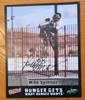 Mike Spinner Signed Autographed Auto BMX X-Games Dew Tour 8x10 Photo  • $9.99