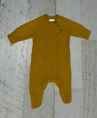 Baby Girls Boys Sz 0-3 Mths Onepiece  Allinone Cable Knit • $8.90