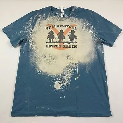 Yellowstone Dutton Ranch T-Shirt Men’s XL Bleach Splatter Western Cowboy • $20