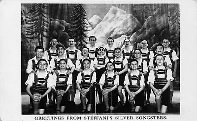 Postcard  Theatre / Music Hall   Steffani's  Silver  Songsters • £3.02