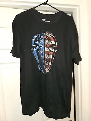 Adult Wwe Roman Reigns T Shirt The Bloodline Usa Logo Design Shield Wrestling Xl • $9.95