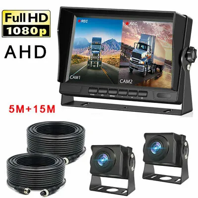 7  Monitor Built-in DVR Recorder With Backup Camera System For RV Semi Box Truck • $79.99