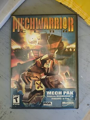 MechWarrior 4: Clan 'Mech Pak (PC 2002) • $15