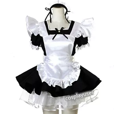 Lockable Sissy Boy Maid Satin-mini Dress -piece Tailor-made# • $15.45