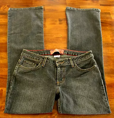 Women's Size 9 Mossimo Jeans Boot Cut Stretch Charcoal Gray Juniors Inseam 31  • $15.93