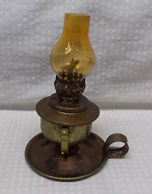 Vintage Miniature Oil Lamp Hanging Or Carry • $7.50
