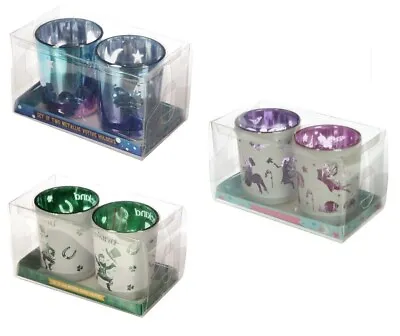 £6.99 • Buy Tea Light Or Votive Holders Sets Of 2, 3 Designs To Choose From !FREE UK P&P!