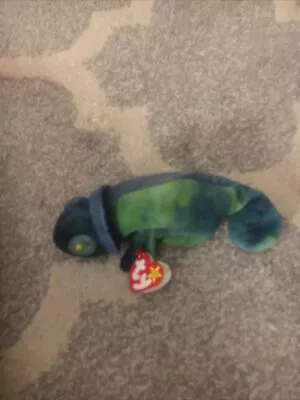 New With Tags Ty Beanie Baby Rainbow Chameleon • $3.50