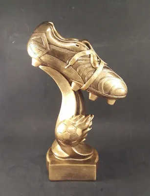$27.99 • Buy Large  Soccer Boot Trophy  Award. Free Engraving.