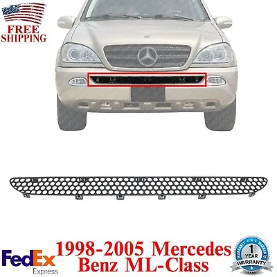 Front Bumper Grille Air Inlet Textured For 1998-2005 Mercedes Benz ML-Class • $65.85