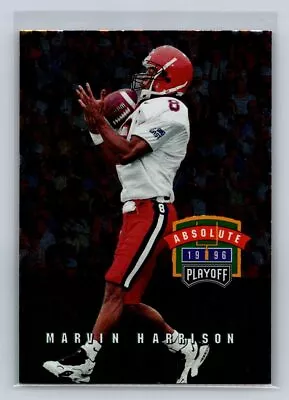 1996 Playoff Absolute #047 Marvin Harrison Rookie Indianapolis Colts D55 • $1.39